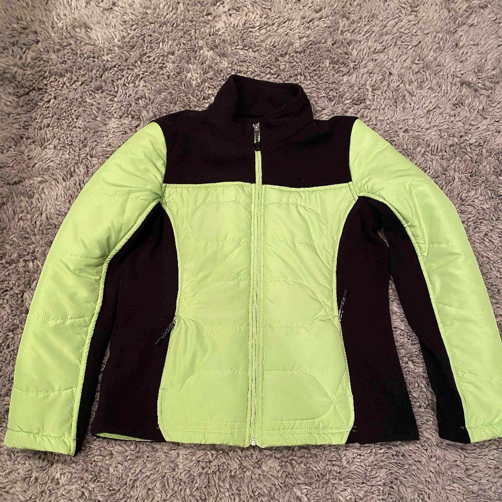 Women's Green & Black Jacket, Size M